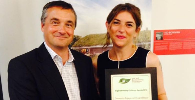 Winners of the Big Biodiversity Award, Big Biodiversity Award, Award, Biodiversity, CIRIA, Community Engagement Award
