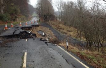 Crag End Road Slip