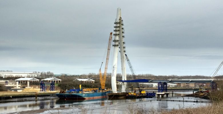 The New Wear Crossing is an impressive new bridge structure, ECoW, bridge, sunderland