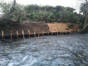 River bank reinforcement day 3, Wales